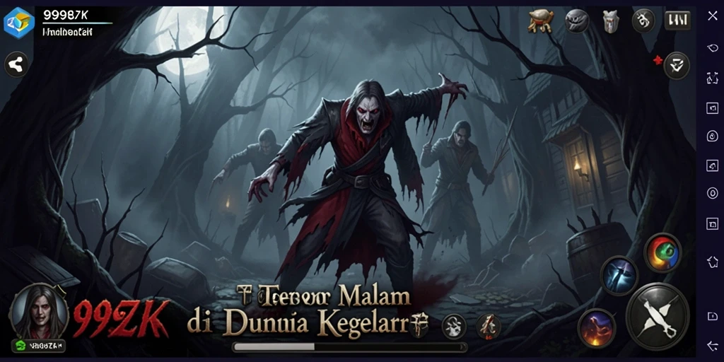 Tampilan menakutkan dari gameplay 999ZK yang penuh ketegangan.