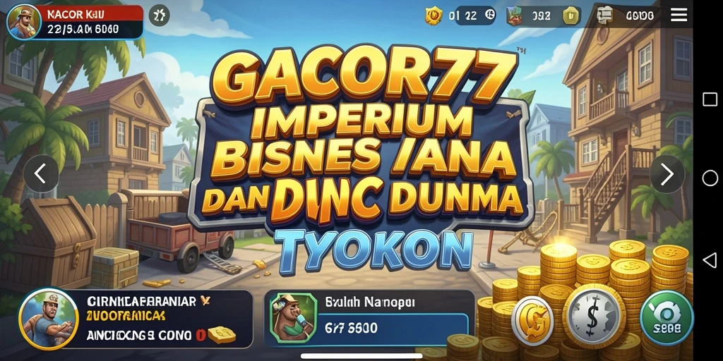 Tampilan gameplay GACOR77 yang menarik dengan grafik yang modern.