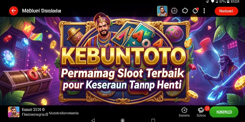 Screenshot gameplay KEBUNTOTO yang menampilkan putaran slot yang mengasyikkan.