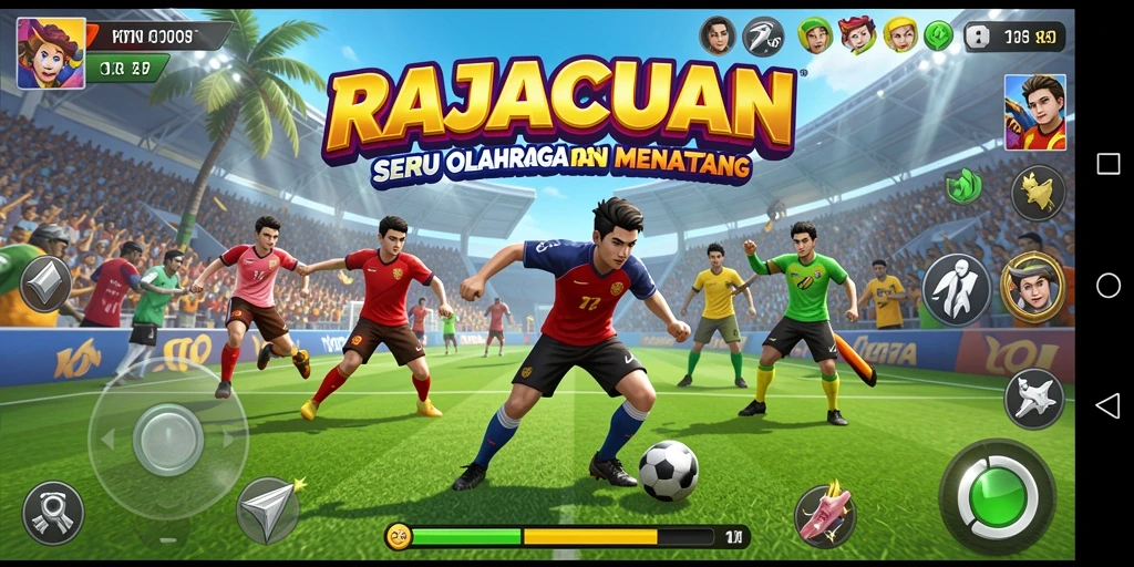 Tampilan menarik dari gameplay RAJACUAN yang penuh aksi.
