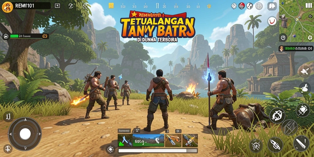 Gameplay menakjubkan di dunia terbuka yang dinamis.